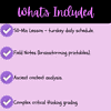 2 - What's Included - High School The Paradigm of the Kings-From Compromise to Radical Reform Biblical Investigation-Case Study Homeschool Resource Co. schedule and activities including 50-minute lessons, field notes, ancient context analysis, and critical thinking grading.