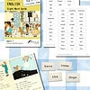 Educational sight word cards for homeschooling, featuring common words like 'here', 'come', 'the', 'dogs', 'your', and 'and' for early reading practice.