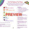 Screenshot 2026-06-17 at 11.13.26 AM Colorful rainbow fruit pizza with various fruit toppings including strawberries, oranges, pineapples, blueberries, and grapes, designed for kids' educational activities.