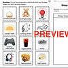Screenshot 2026-06-18 at 10.12.38 PM Educational sleep aid activity for children featuring images of calming objects and activities like sunset walk, calming music, and heavy snack.