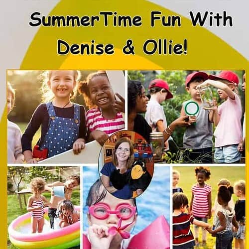 Enjoyable summer camp activities for kids featuring outdoor exploration, water play, and educational fun with Denise and Ollie at Homeschool Resource Co.