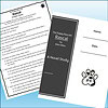 Homeschool Rascal Book and Worksheet Homeschool resource featuring a book titled Rascal by Ellen Miles and a worksheet with a paw print design for homeschooling activities.