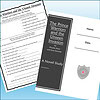 Slide1 Homeschool resource materials including a novel study on 'The Prince Warriors and the Unseen Invasion' and a worksheet, designed for educational homeschooling activities.