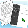 Slide1 Educational worksheet for homeschooling featuring a frog-themed study on frog power by Beverly Lewis.