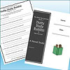 Slide1 Homeschool resource book titled 'Nutty Study Buddies' by Mike Nawrocki, featuring a black cover with white text and a small illustration of two squirrels reading a green book.