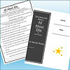 Slide1 Homeschool resource featuring a book report worksheet and a novel study guide for 'All About Ellie' by Callie Baskley.