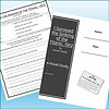 Slide1 Homeschool resource materials for 'I Survived the Sinking of the Titanic, 1912' including a study guide and journal page.