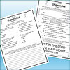 Slide2 Homeschool resource worksheets for chapter six of Shipwrecked, featuring questions and activities for kids.