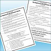 Educational worksheet on the Dinosaur Bones chapter from Homeschool Resource Co.
