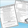 Slide2 Educational worksheet for homeschoolers featuring a dragon and sword vocabulary exercises.