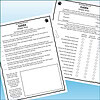 Slide2 Educational homeschool worksheet for chapter seven 'Goldie' with questions and activities for children.