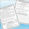 Slide2 Hurricane Katrina survivor story pages with questions and notes, highlighting educational content about the hurricane and its impact.