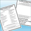 Slide2 Homeschool resource material featuring a chapter quiz on friendship according to Humphrey, with questions and multiple-choice answers.