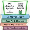 Homeschool Resource Co. Book Cover Cover of 'The Dead Sea Squirrels Book 3: Nutty Study Buddies' showing a colorful stack of books and an open book with the title and author.