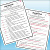 Slide3 Sample page from 'Shipwrecked' chapter with questions and answers for homeschool reading comprehension.