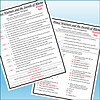 Slide3 Educational worksheet for homeschool students featuring questions about Prince Warriors and the Swords of Rhema, with answer key and colorful annotations.