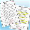 Slide3 Goldie the puppy at Goldie Chapter One, with story text and answer key.