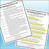 Slide3 Close-up of a children's mystery storybook page with highlighted text and annotations for educational use.