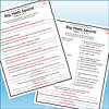 Slide3 Homeschool resource worksheet for Boy Meets Squirrel chapter quiz with questions and answer options.