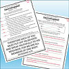 Slide3 Close-up of a printed page with highlighted text and annotations, focusing on a biblical quote from Ephesians 4:25.