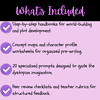 2 - What's Included - High School Crafting a Dystopia A Guide to Dystopian Fiction Homeschool Resource Co. offers step-by-step handbooks, concept maps, prompts, and review checklists for effective homeschool planning.