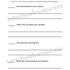 Homeschool Resource Co. Educational Image Educational image from Homeschool Resource Co. featuring questions about the brownstone, ukulele, moving out, and chickens.