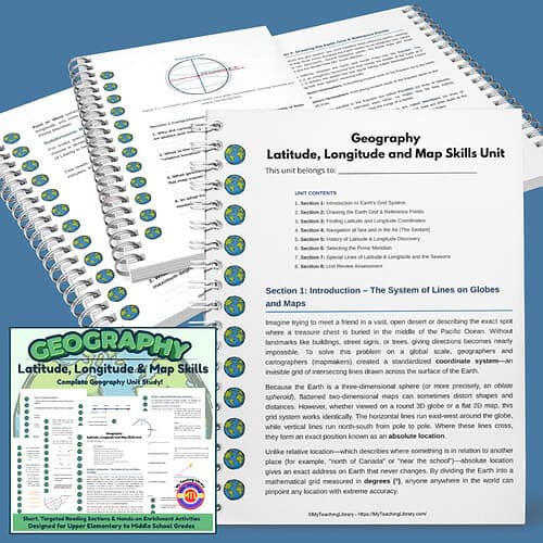 Geography Latitude, Longitude Map Skills Unit Inside 1 (1) Geography: Latitude, Longitude and Map Skills Unit