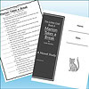 Homeschool Resource Co. Book Cover Homeschool Resource Co. book cover for 'Marion Takes a Break' by Callie Barkley, featuring a black background with white text and a small illustration of a cat.
