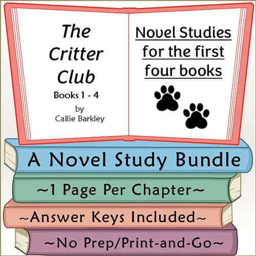 The Critter Club Bundle The Critter Club Novel Study Bundle