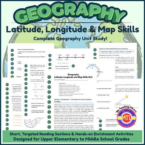 Geography: Latitude, Longitude and Map Skills Unit