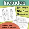 Homeschool Resource Co. Bible Study Props Homeschool Resource Co. offers Bible study props including 53 people, fun props, and Noah's Ark for engaging homeschooling activities.