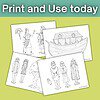 Homeschool Coloring Pages for Kids Collection of printable homeschool coloring pages featuring historical and nature themes for children.
