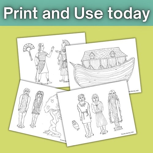 Homeschool Coloring Pages for Kids Collection of printable homeschool coloring pages featuring historical and nature themes for children.