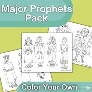 Color Your Own Characters Major Prophets