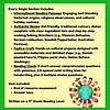 Homeschool Resource Co. Educational Material Educational homeschooling materials including reading passages, recipes, crafts, and assessments for 4th grade students.