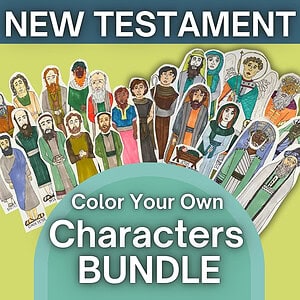 Complete Color Your Own New Testament Characters