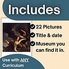 Homeschool Resource Co. Educational Material Educational resource from Homeschool Resource Co. featuring 22 pictures, museum references, and curriculum compatibility for homeschooling.