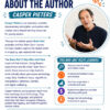 About the Author A portrait-format “About the Author” page from the Brain Rot! 5-Day Mini-Unit Pack. The design has a clean white background with navy, teal, and orange accents, decorated with circuit-board lines and playful graphic elements. At the top, the Brain Rot! 5-Day Mini-Unit Pack logo appears above the large heading “About the Author” and the name “Casper Pieters.” On the left, text introduces Casper Pieters as an educator, scientist, documentary storyteller, and author who creates story-based learning resources for young people. It explains that through his middle-grade Brain Rot! episodes and Team Savv-i series, he helps readers explore the digital world in engaging, age-appropriate ways. The text explains that the Brain Rot! 5-Day Mini-Unit Pack uses Beam’s experiences and the wider Team Savv-i world to help students think critically about persuasive technology, usage data, feedback loops, algorithmic manipulation, attention, identity, and digital well-being. It emphasizes that young people need more than warnings about technology; they also need stories, language, and practical tools to recognize influence, protect their agency, and make thoughtful choices online. On the upper right is a circular photograph of Casper Pieters wearing a dark navy shirt. He is smiling and gesturing with both hands while speaking, against a light brick background. Below the photograph is a panel titled “This Mini-Unit Helps Learners.” Five illustrated icons accompany the learning goals: spotting persuasive design and hidden hooks; understanding feedback loops and rewards; seeing how usage data is collected and used; exploring how attention and data drive profit; and designing ethical technology that protects personal agency. At the bottom is a resource panel featuring casperpieters.com and a QR code for additional worksheets, activities, rubrics, Brain Rot! episodes, and learning resources. The page closes with the Brain Rot! message, “Cut the Noise – Find the Signal.”