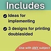 Homeschool Resource Co. Educational Material Educational printable designs for homeschooling with ideas for implementation and double-sided printing options.