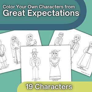Charles Dickens' Great Expectation | Color Your Own Characters |