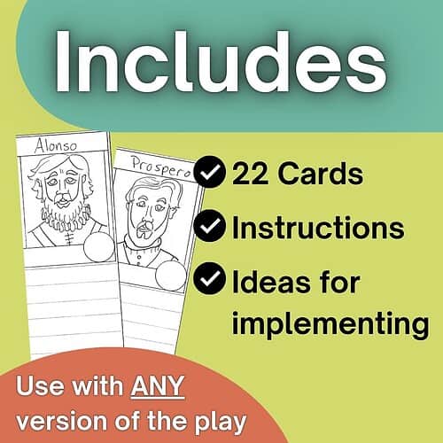 Homeschool resource card set with 22 cards, instructions, and implementation ideas for educational activities.