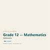 clareza-grade12-mathematics.jpg Grade 12 Mathematics course cover from Homeschool Resource Co., featuring a clean design with the title and subject clearly displayed.