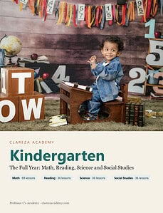 Clareza Kindergarten: The Full Year: Math, Reading, Science and Social Studies