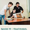 clareza-specials10-art-1.jpg Three students studying a large art book on visual analysis at Clareza Academy, focusing on art history and analysis techniques.