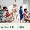 clareza-specials68-health.jpg Group of children engaging in art and reading activities in a bright, modern homeschool classroom.