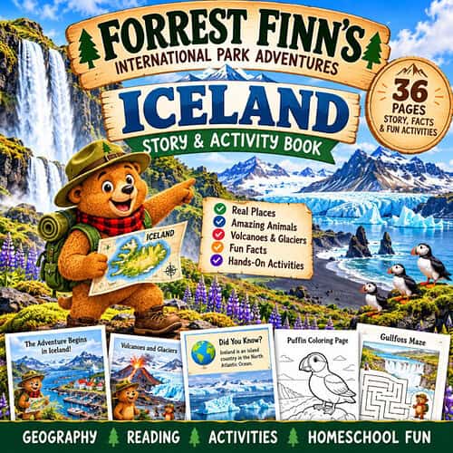 cropped-ChatGPT-Image-Sep-29-2026-10_10_24-AM.jpg Colorful Iceland adventure book cover featuring Forrest Finn's international park adventures with a bear character, waterfalls, glaciers, and penguins.