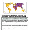 original-12215267-1.jpg World map highlighting countries with different political systems including democracy, republic, monarchy, and totalitarianism.
