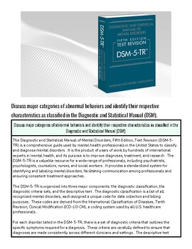 original-12271904-1.jpg DSM-5-TR diagnostic manual book for mental health professionals, blue cover with white text.