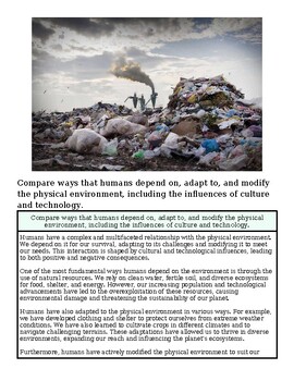 Landfill site with mountains of trash and smoke rising in the background, highlighting environmental impact of waste disposal.