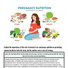 original-12503027-1.jpg Pregnancy nutrition infographic showing key foods like protein, calcium, folate, and vegetables for expecting mothers.